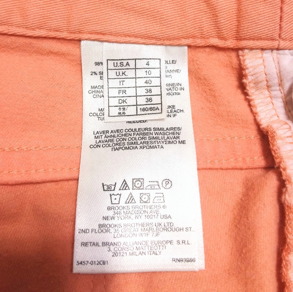 346 Brooks Brothers Natalie Fit Pants Size 4 - Picture 4 of 4